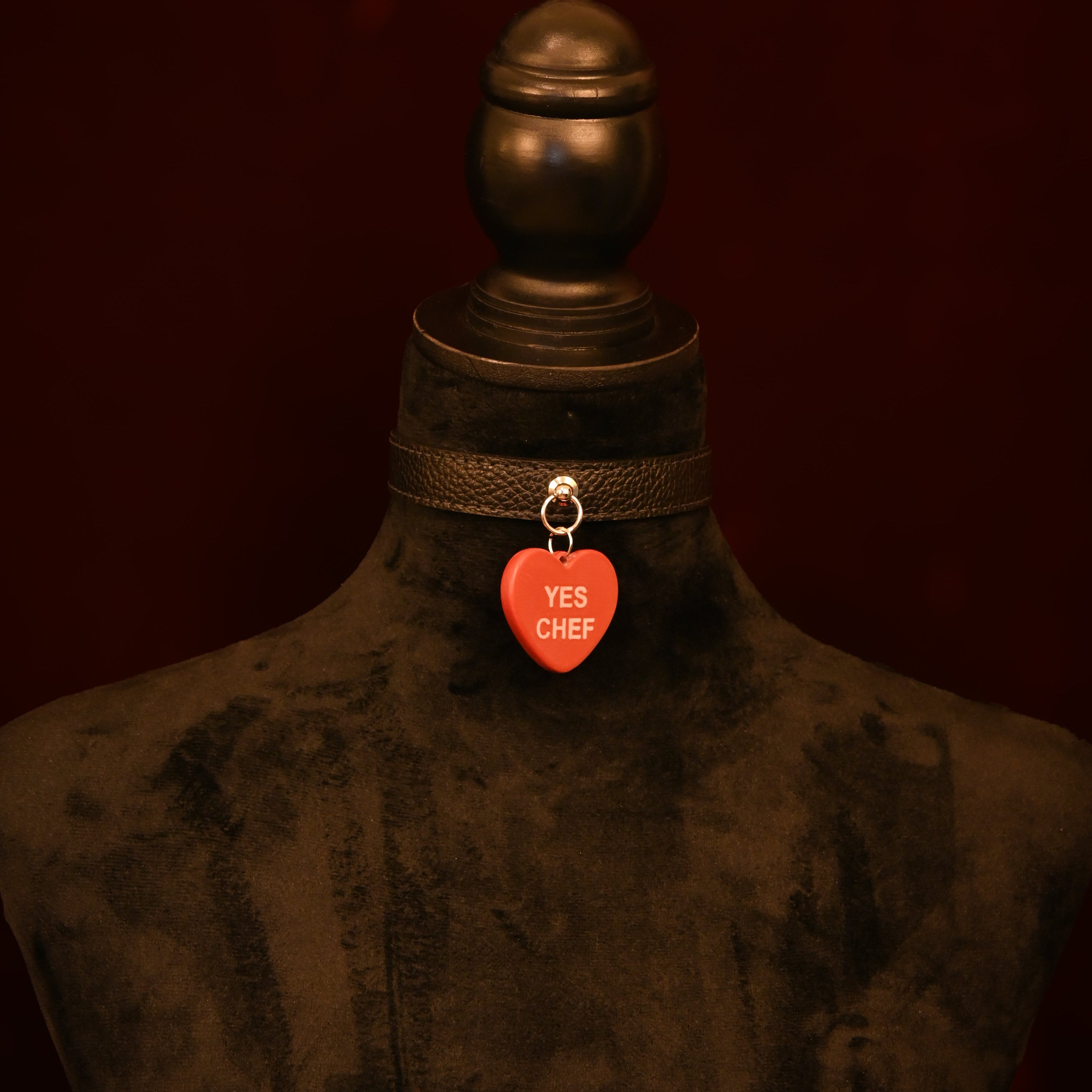 Conversation Heart Collar