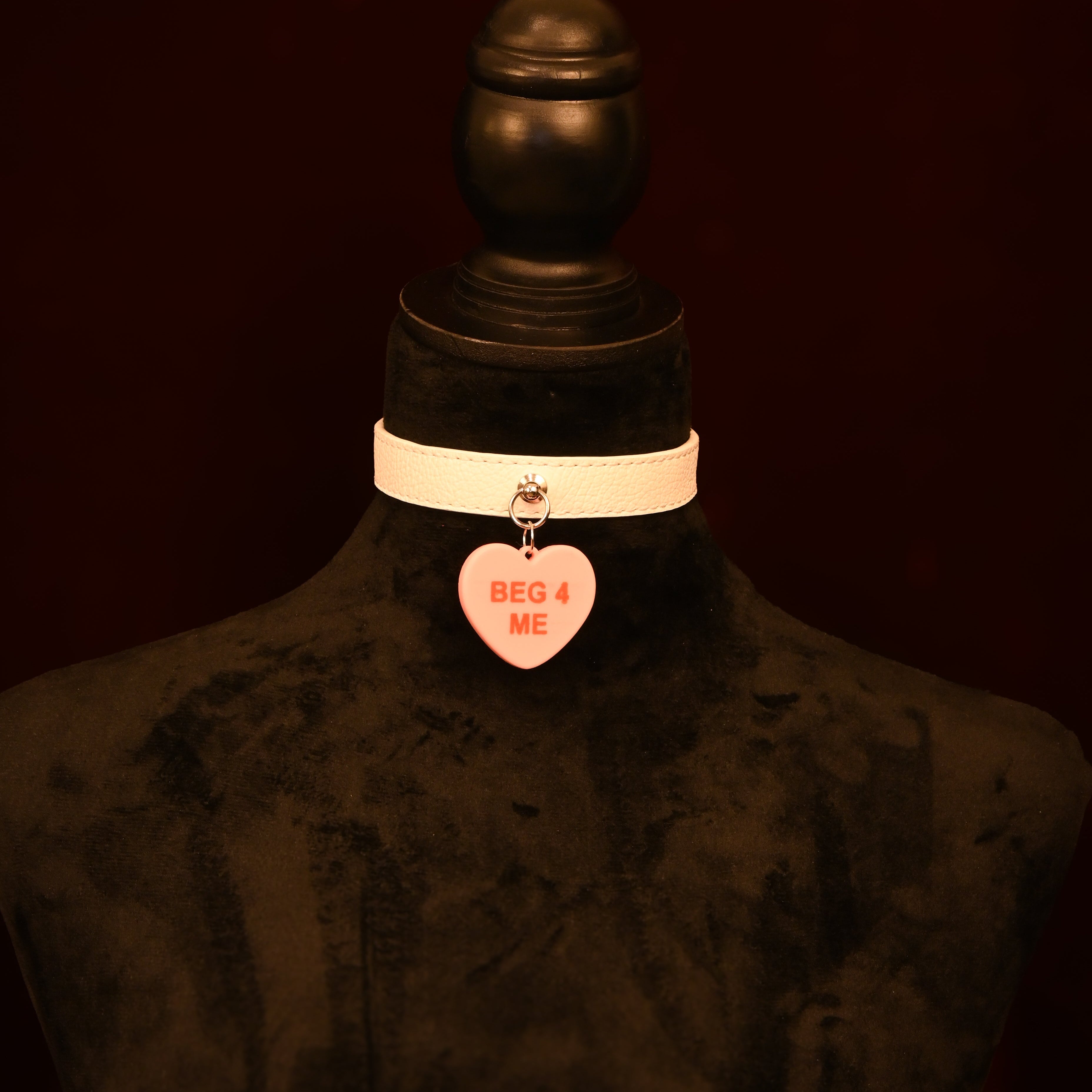 Conversation Heart Collar - FULLY CUSTOMIZABLE