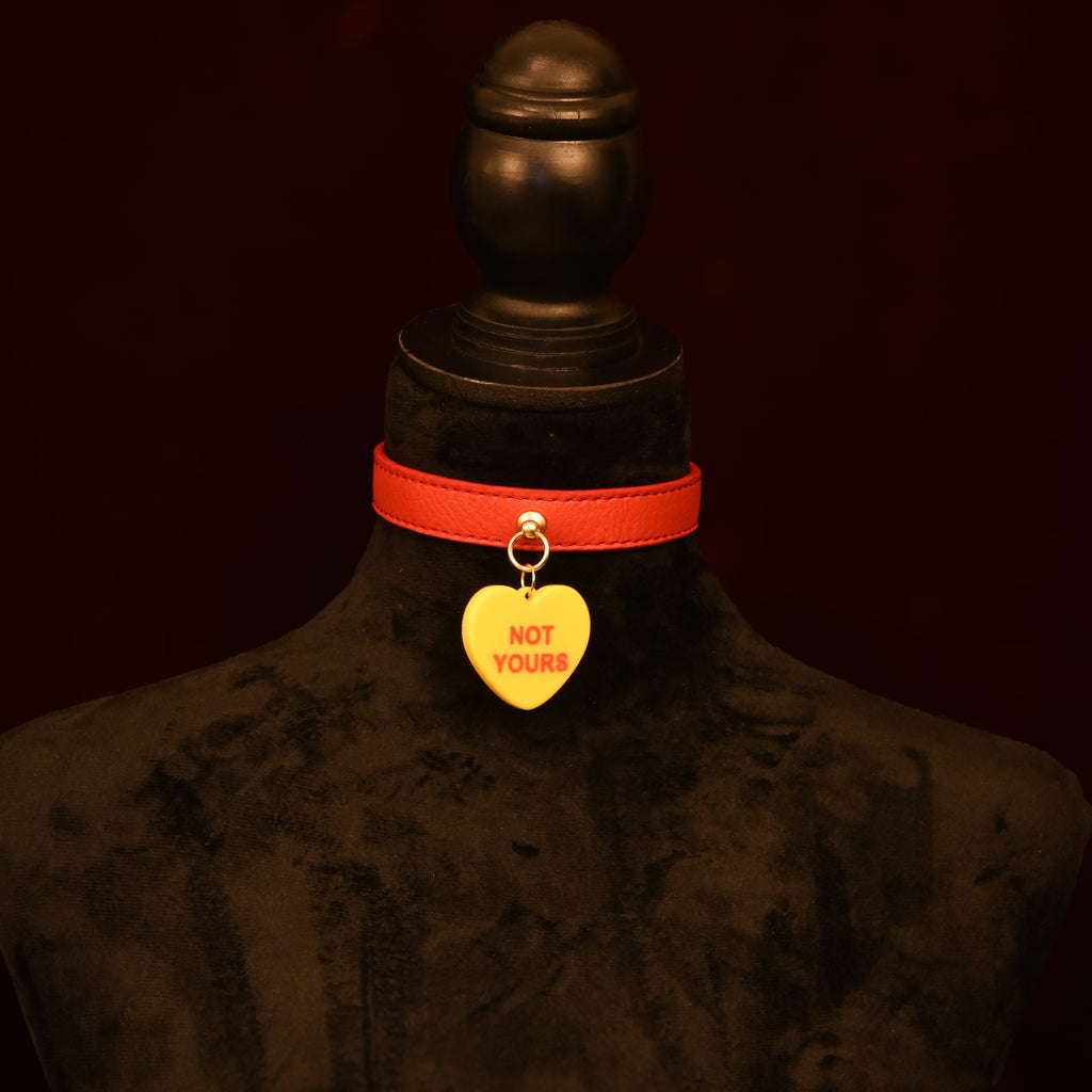 Conversation Heart Collar