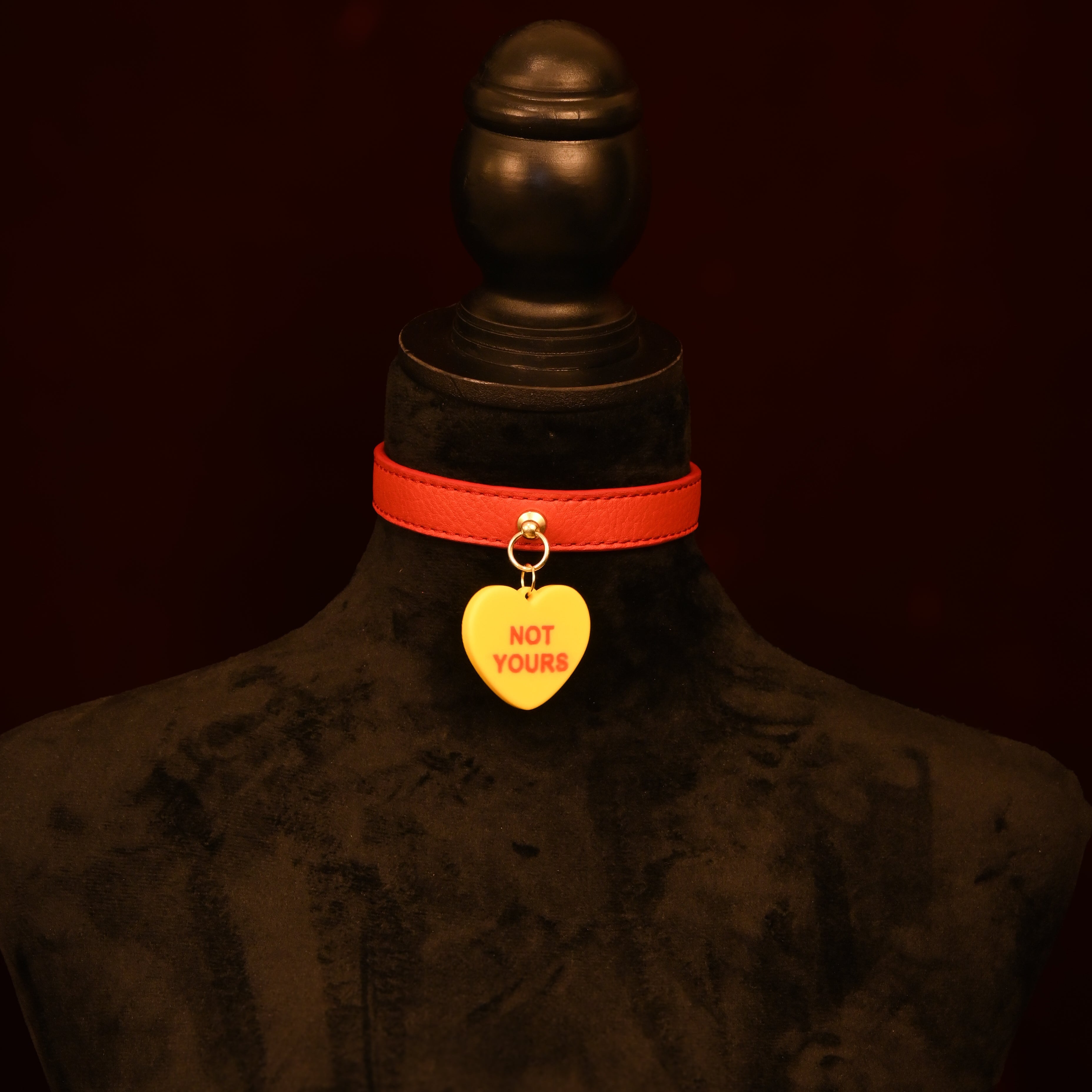 Conversation Heart Collar