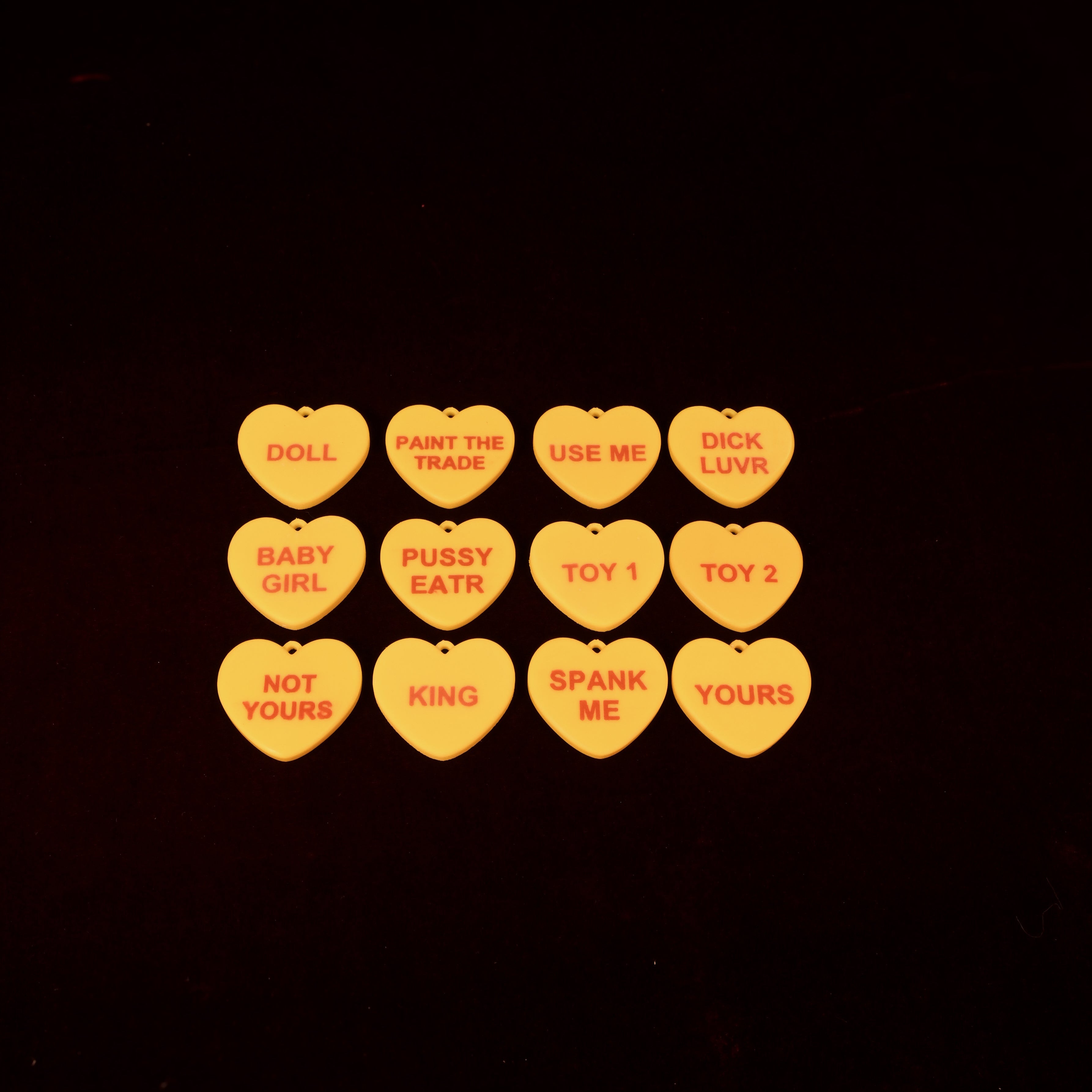 Conversation Heart Pendant