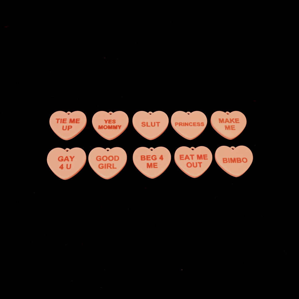 Conversation Heart Collar - FULLY CUSTOMIZABLE